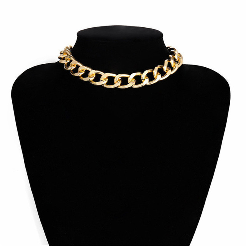 Vòng Cổ Choker Nhiều Lớp Màu Vàng Đồng Phong Cách Cổ Điển Thời Trang Cho Nữ