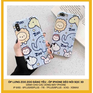 Ốp lưng iphone Zoo zoo đáng yêu sọc - Ốp iphone 5/5s/6/6s/7/8/7plus/8plus/Xs/Xsmax/11/11promax