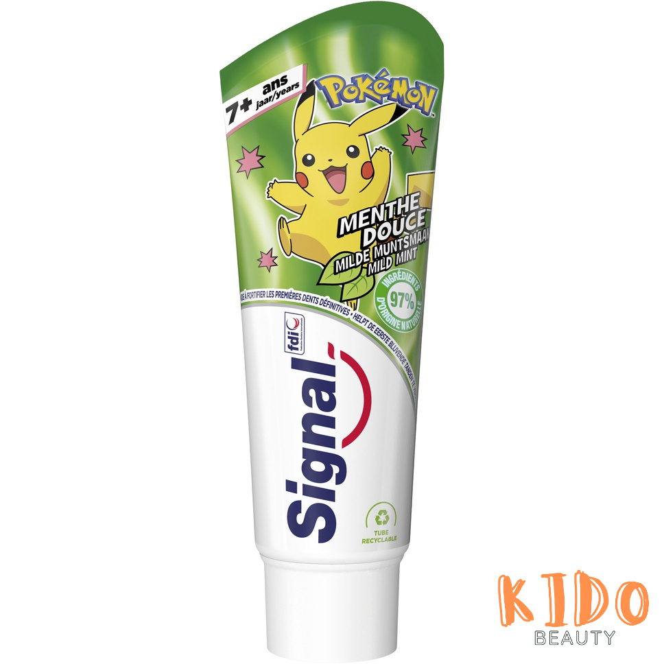 Kem Đánh Răng Trẻ Em SIGNAL 3-6 Tuổi Vị Dâu 50ml / Từ 7 Tuổi+ 75ml