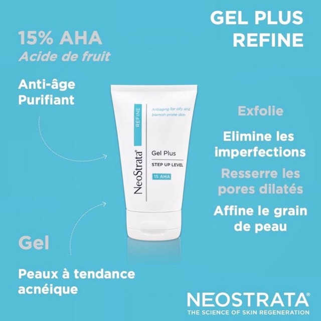 Gel Tẩy Da Chết hoá học Neostrata AHA 15 - Neostrata Gel Plus 125ml