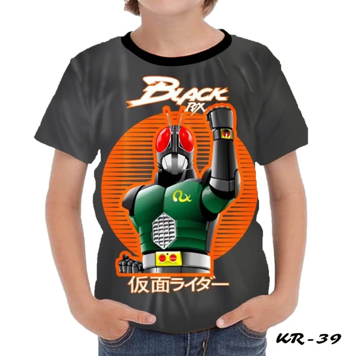 Áo Thun Đen RX Kamen Rider
