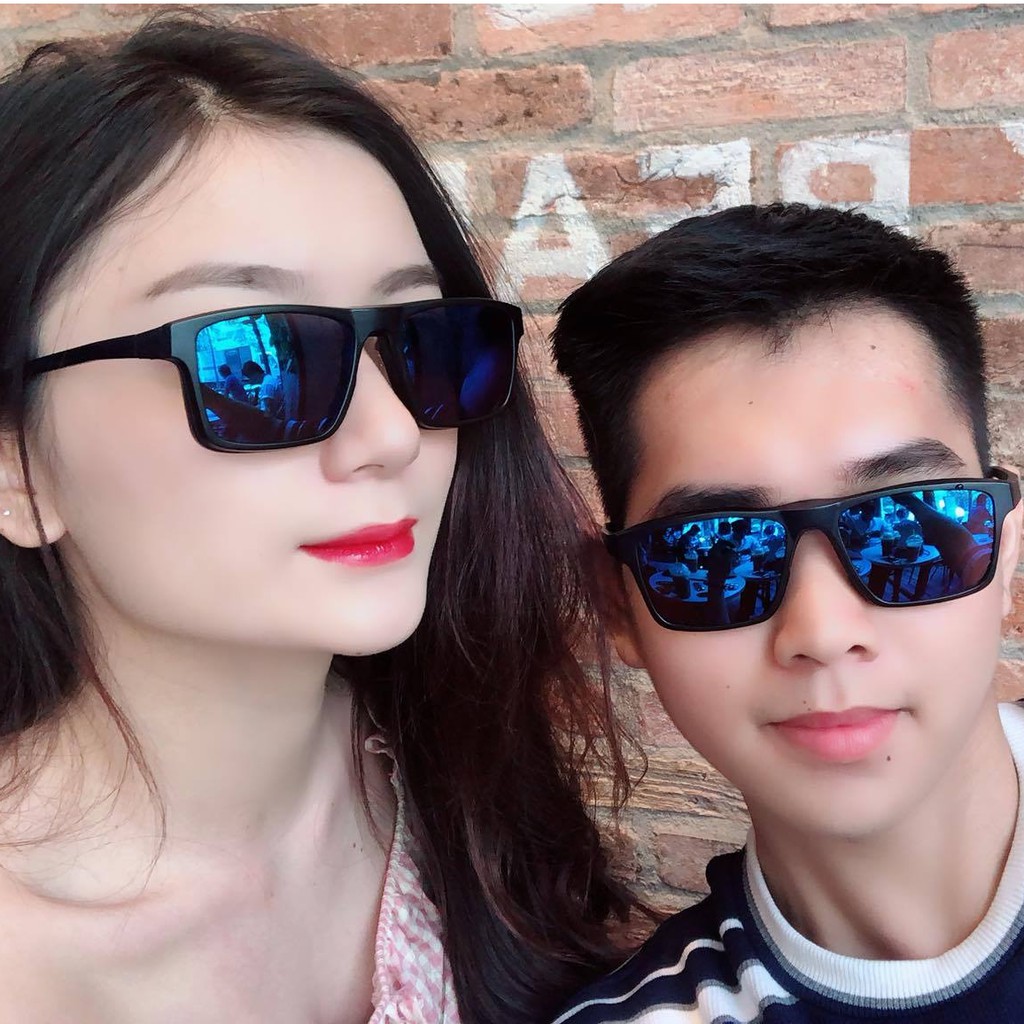 Kính Đa Năng 5 IN 1 Gọng Vuông Tặng Kèm Túi Da