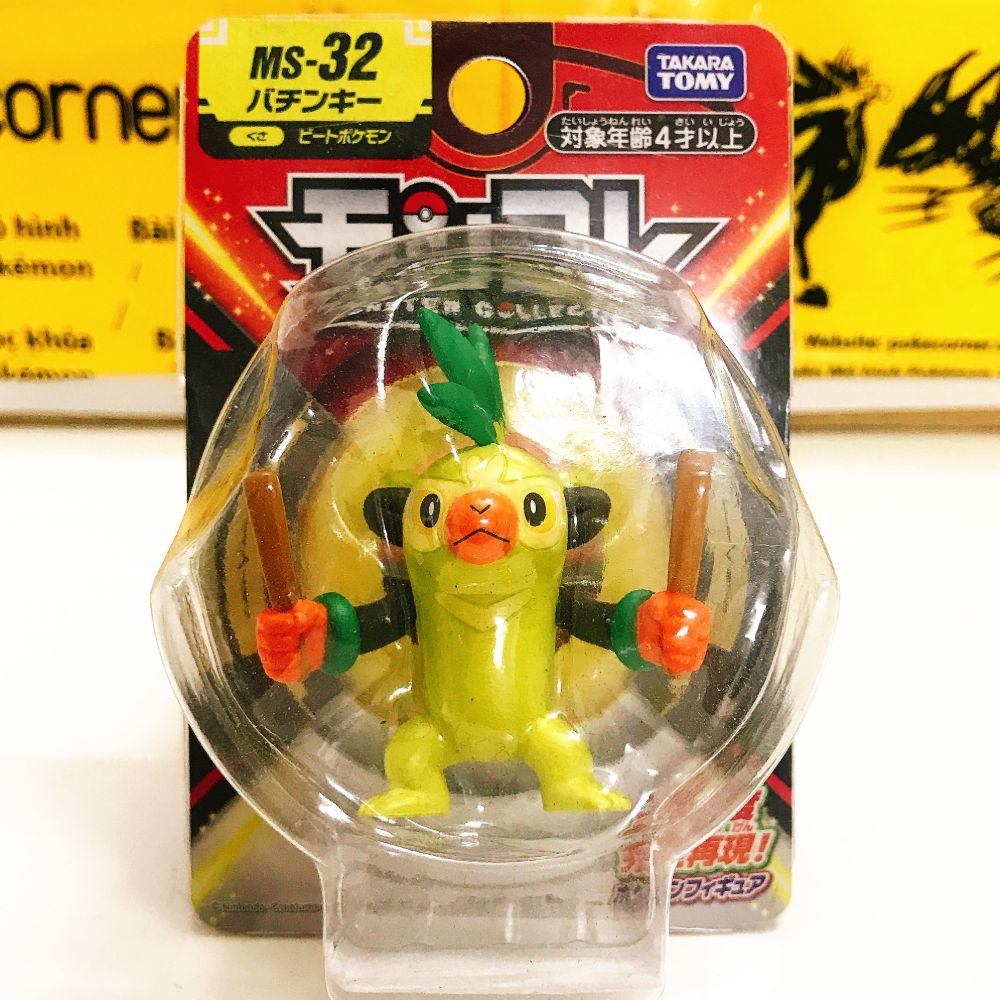 Mô Hình Pokemon Thwackey của Takara TOMY Nhật Bản Standard Size - Pokemon Figure Moncolle