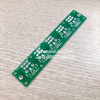 Mạch PCB trắng hàn nối tiếp 05 Siêu tụ điện 50F-100F