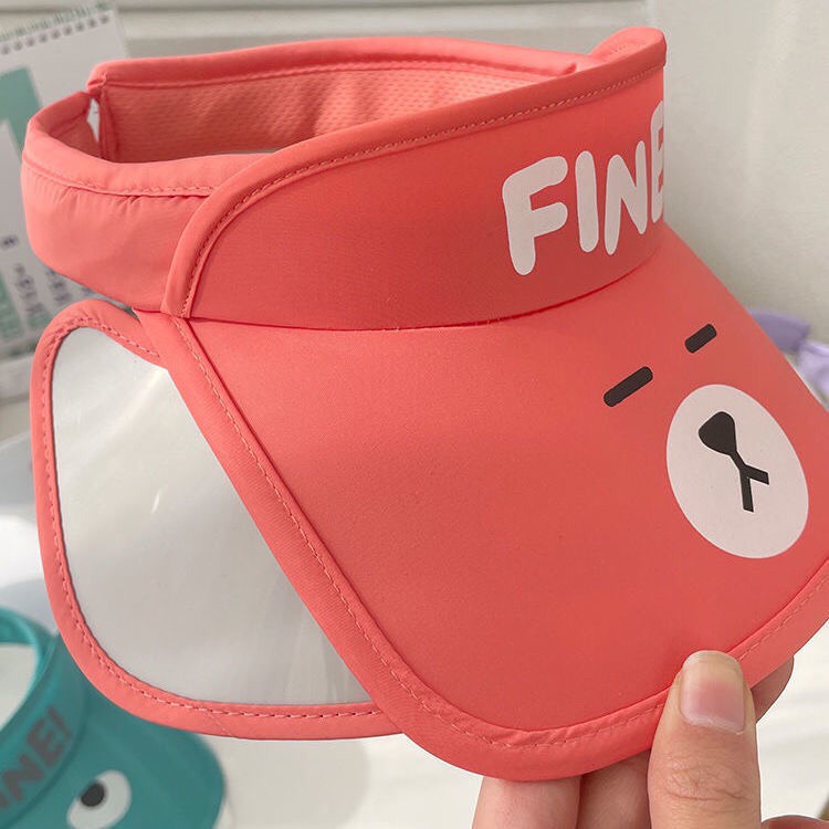 Mũ nửa đầu cho bé - Mũ vành rộng đi biển mùa hè FINE nhiều hình đáng yêu chống tia UV cho bé từ 2-5 tuổi mẫu mới nhất