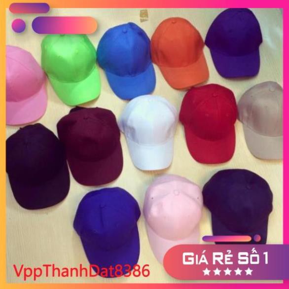 (Sale) mũ lưỡi trai trơn đủ mầu hàng loại 1 cực đẹp