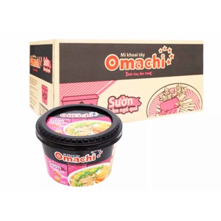 Mì omachi khoai tây sườn hầm ngũ quả tô 92gam(12 tô)