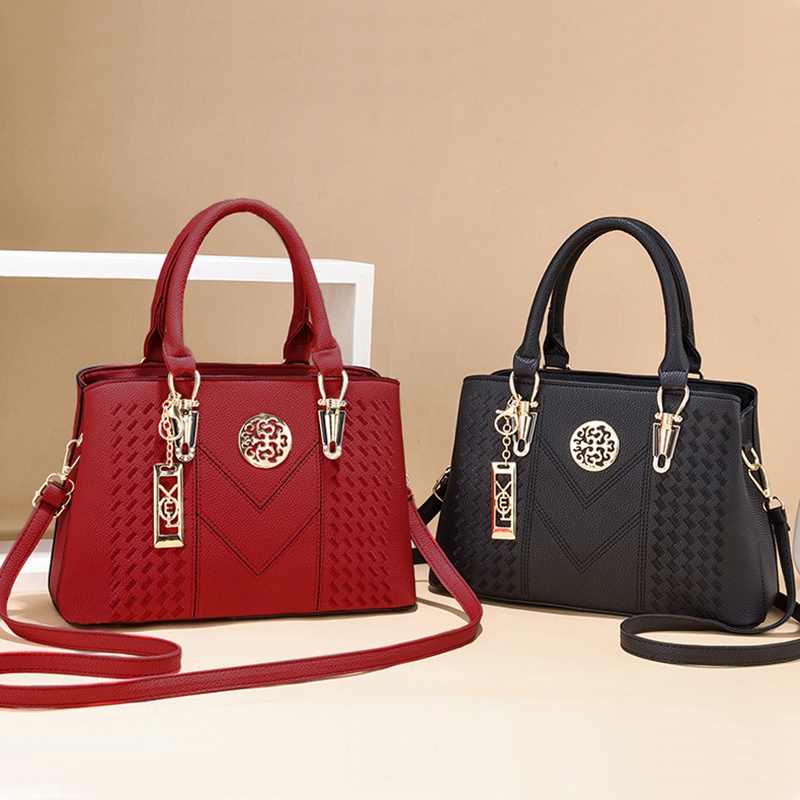 Túi tote đeo chéo vai xách tay thời trang phong cách thiết kế thêu sang trọng dành cho bạn nữ