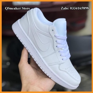 ✔️Giày Jordan 1 Low White Full Trắng Fullbox✔️ -nh1 ! .