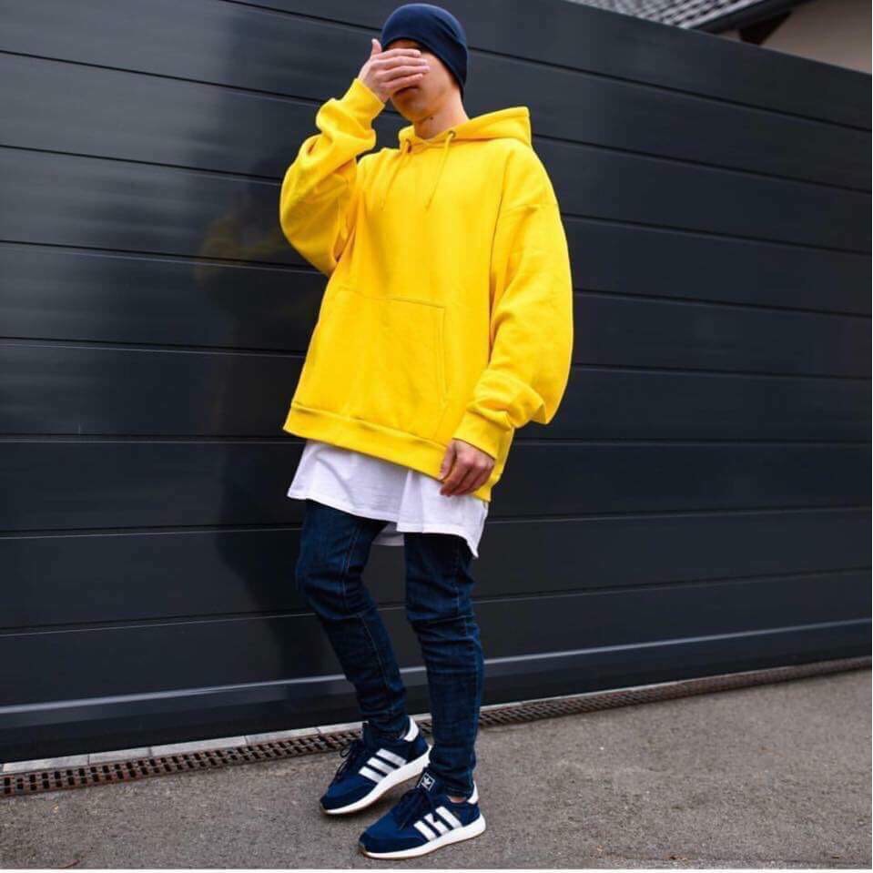 ÁO HOODIE TRƠN NAM NỮ MÀU VÀNG CỰC HOT
