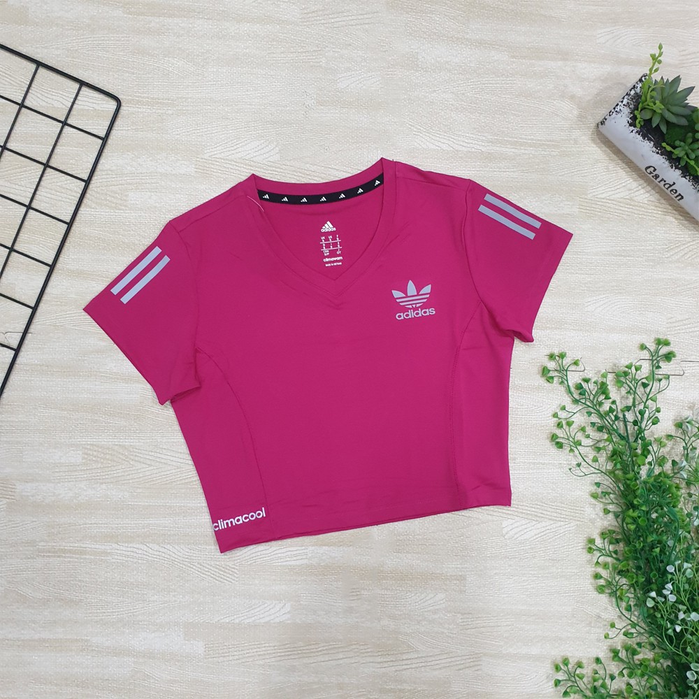 Áo Croptop Tập Gym-Yoga Nữ Cổ Tim - Chất Thun Lạnh 4 Chiều Thoáng Mát