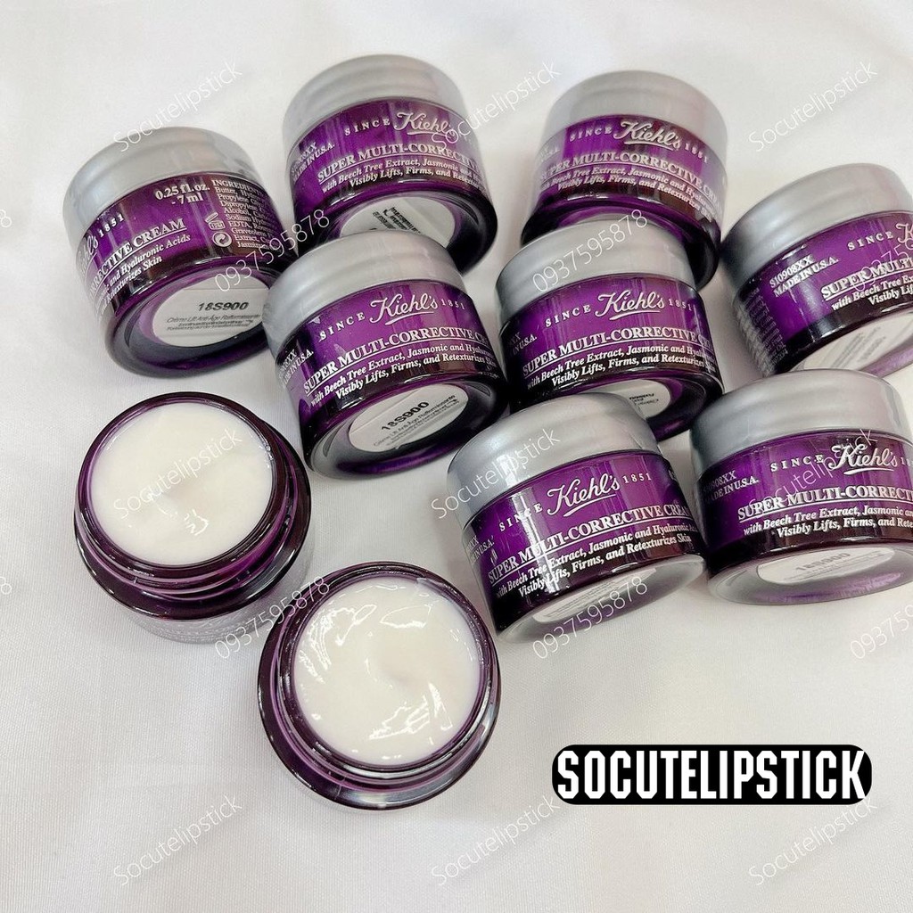 Kem dưỡng chống lão hoá Kiiehl's Super Multi Corrective Cream - Soft Cream 7ml