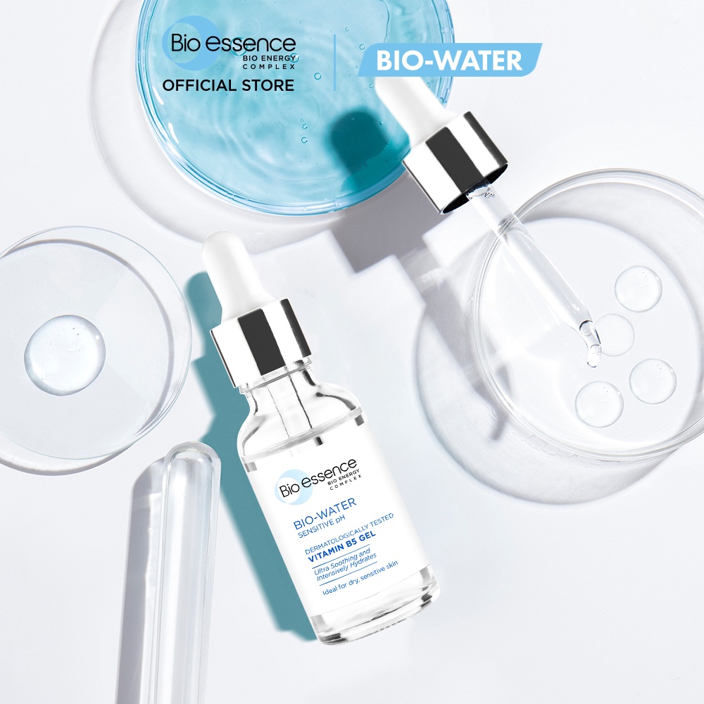 Combo dưỡng ẩm da Bio-essence(Tinh chất dưỡng ẩm Bio-water Vitamin B5 30ml+Xịt khoáng Bio-Water Energizing Water 100ml)