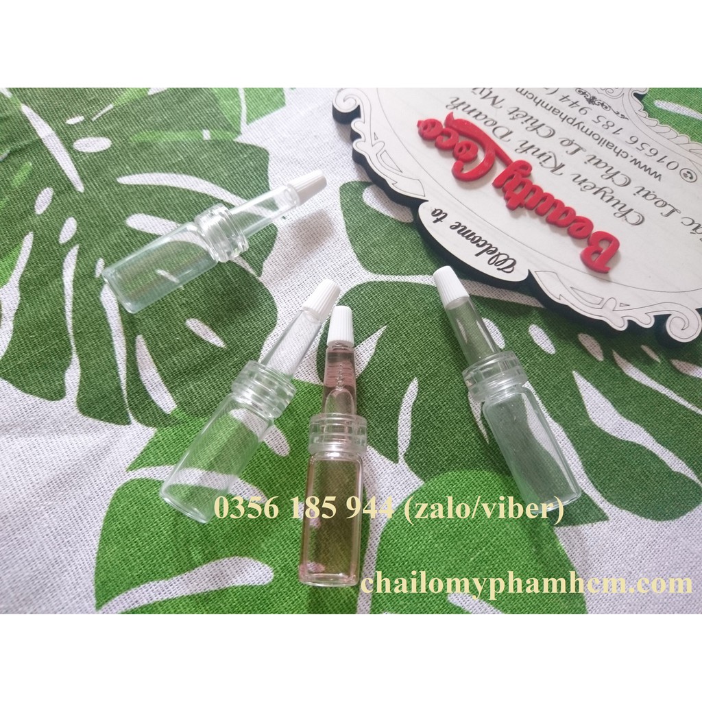 Lọ thủy tinh đựng serum nắp nhọn