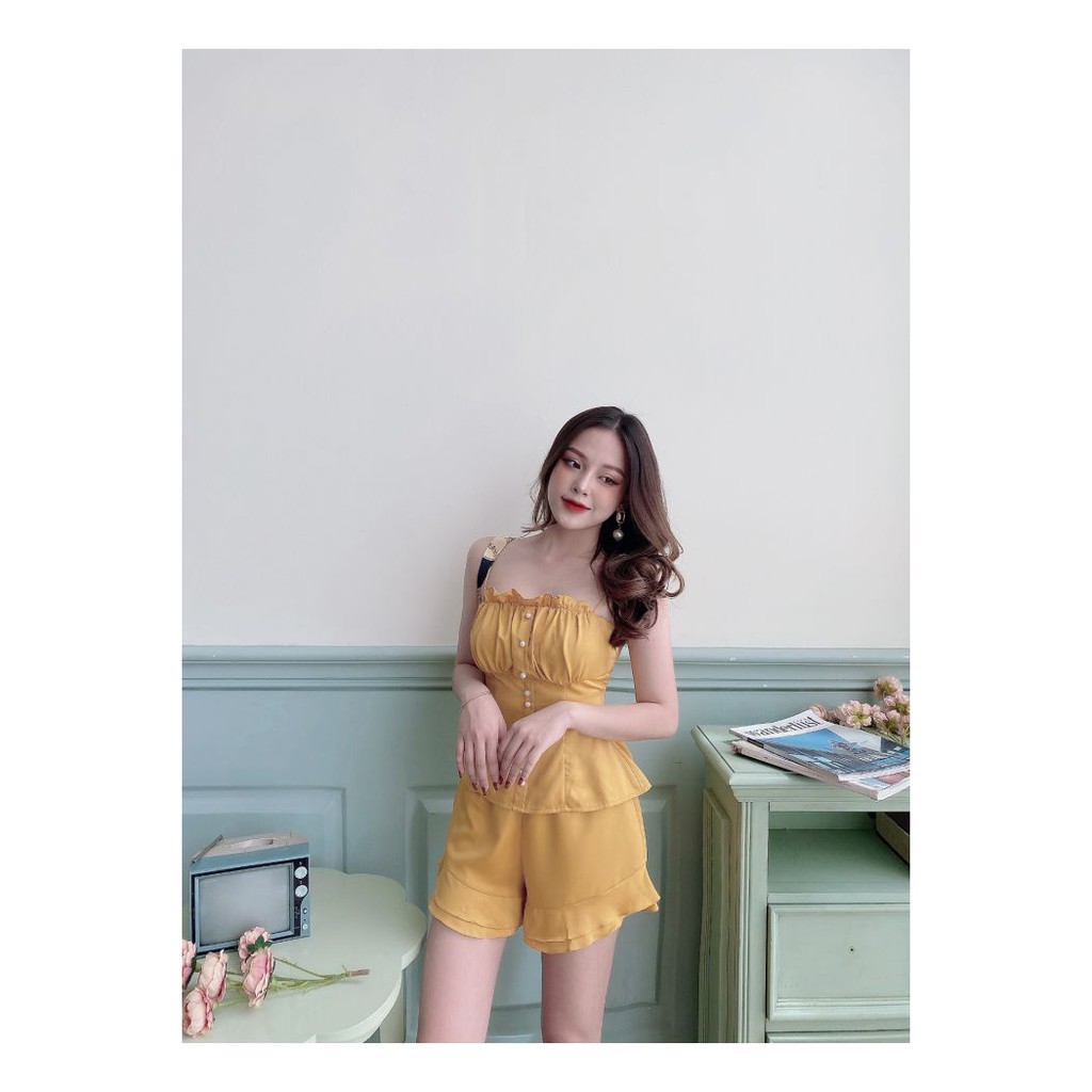 Bộ pijama hai dây quần soóc L0008 | BigBuy360 - bigbuy360.vn