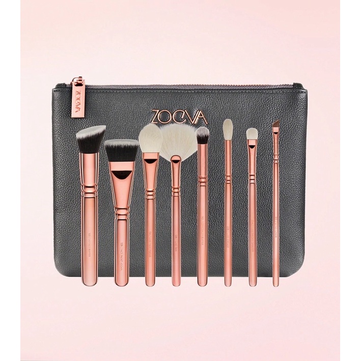 (Bill)Cọ Zoeva Rosegold Vol 3 Vàng hồng tách set bao gồm cọ mặt và cọ mắt chính hãng Zoeva