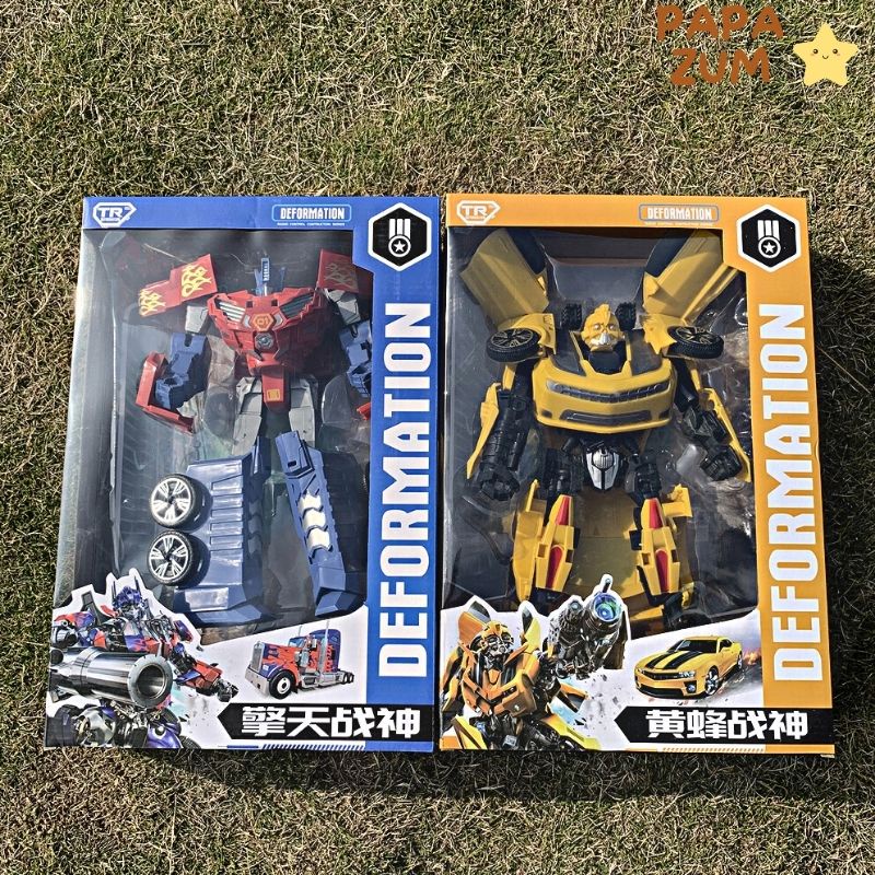 Đồ chơi rô bốt biến hình ô tô Transformer 2in1 siêu to khủng lồ cho bé