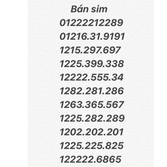 Sim 4g mobifone