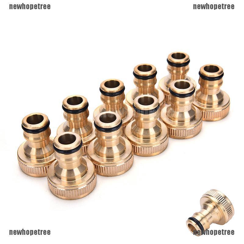 2 đầu nối ống nước bằng đồng thau 3/4&quot;