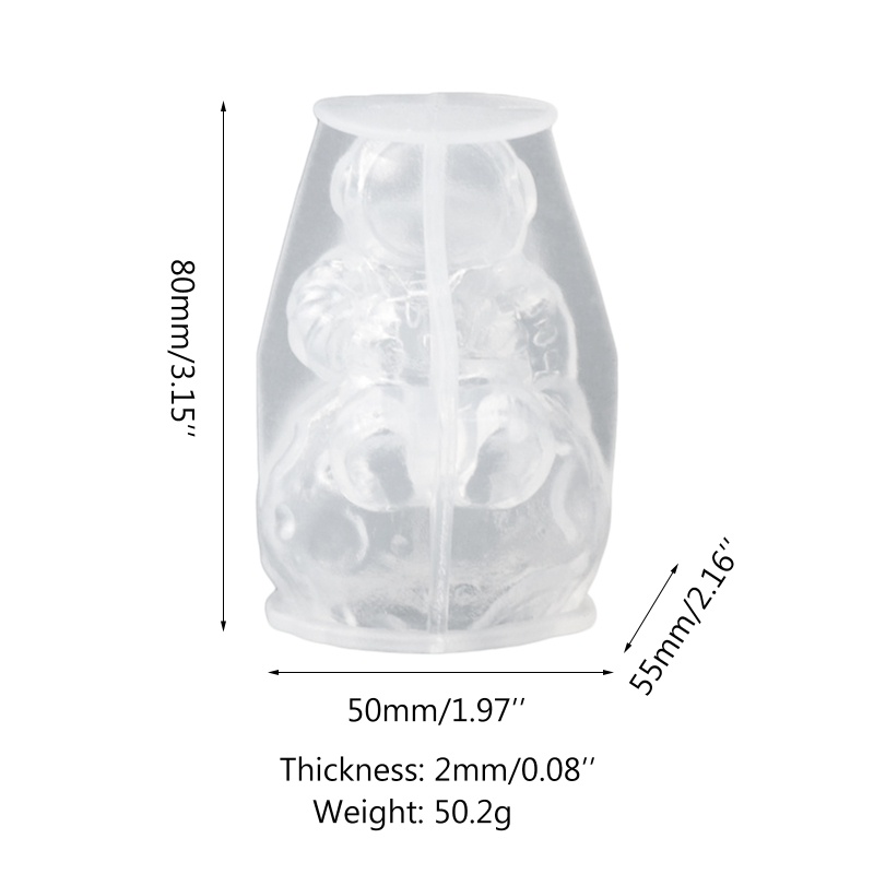 Khuôn Silicone Làm Đèn Hình Phi Hành Gia