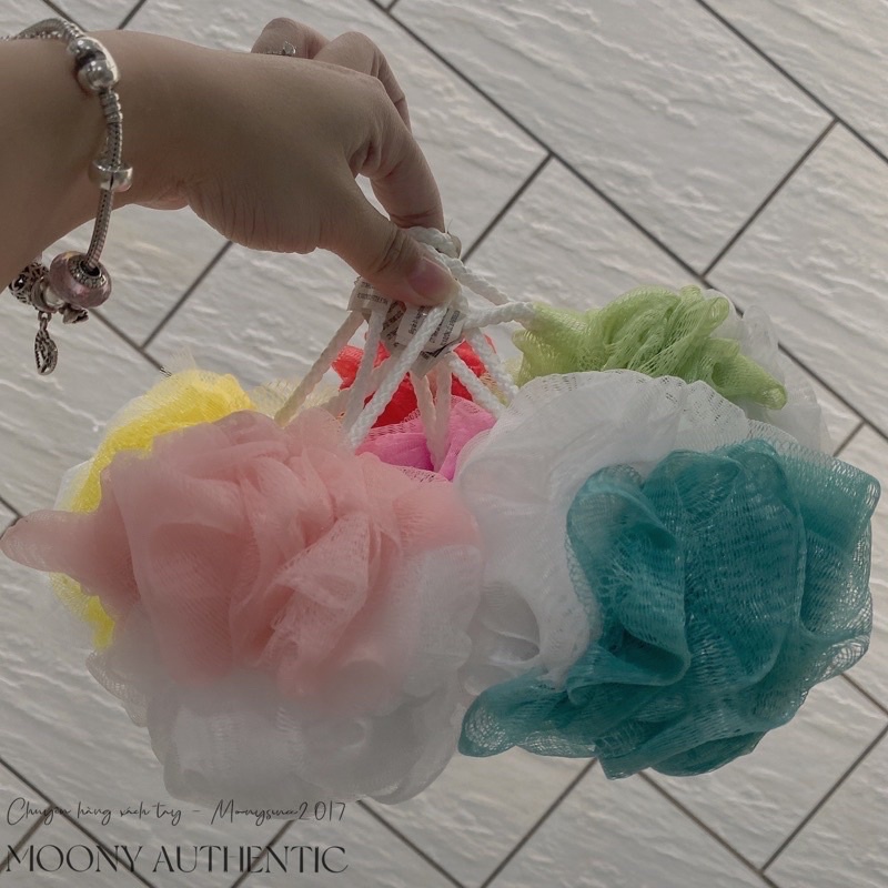 Bông tắm tạo bọt hãng Bath & body works êm mềm của Mỹ