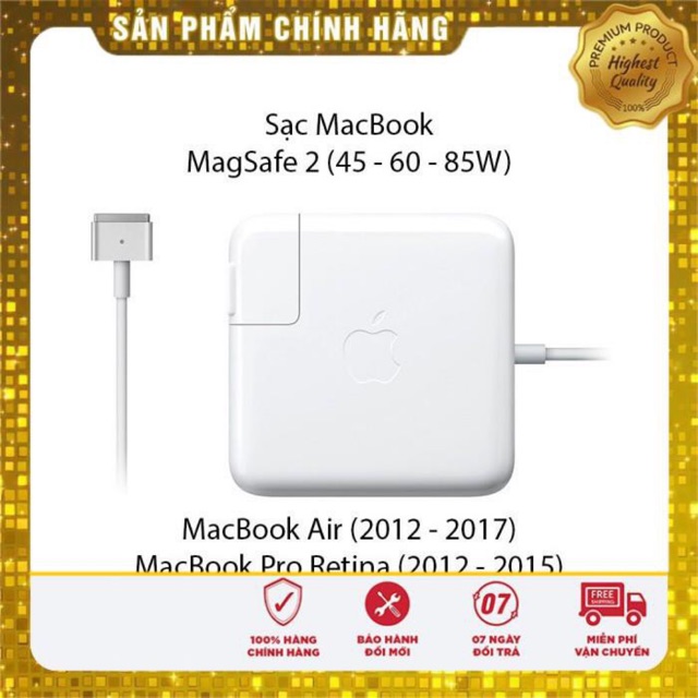 ⚡️[Sạc zin] Sạc Macbook Pro 85W Magsafe2  (2012 - 2017)