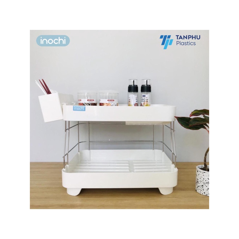 Khay úp chén bát cao cấp Inochi - tháo nắp tiện lợi