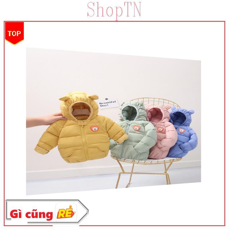 Áo phao tai gấu quảng chấu có đèn nhấp nháy siêu nhẹ cho bé 6-20kg