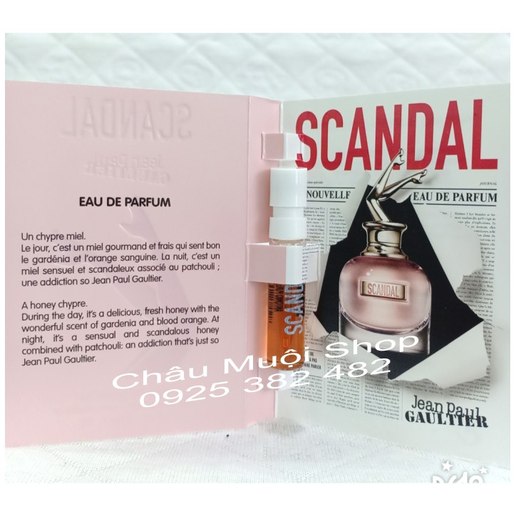 Mẫu Thử Nước Hoa Scandal Jean Paul Gaultier -1.5ml