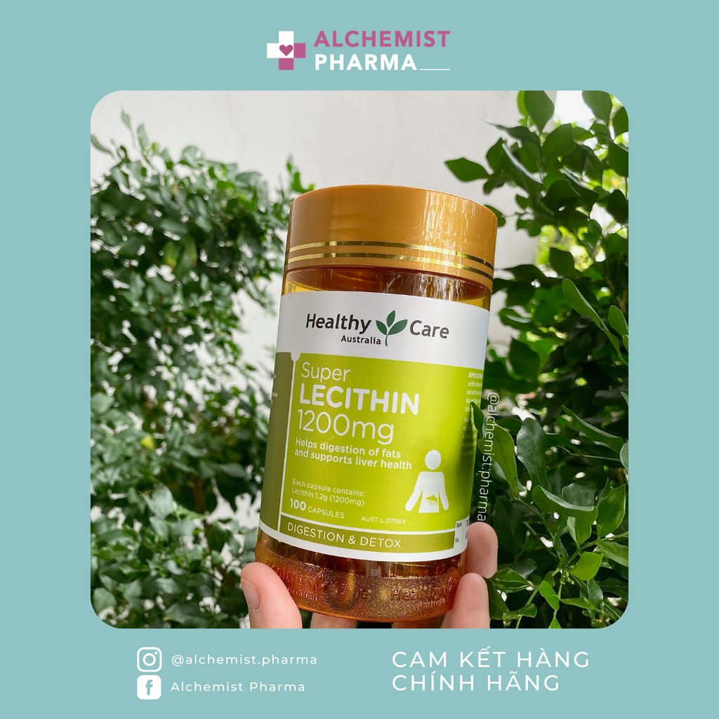 VIÊN UỐNG MẦM ĐẬU NÀNH HEALTHY CARE LECITHIN ÚC 100 VIÊN | Thế Giới Skin Care