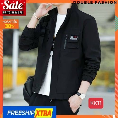 Áo khoác 🌺FREESHIP🌺️⚡ Hot Sale Áo Khoác Kaki Nam Giá Sỉ Double_Fashion99 KV20