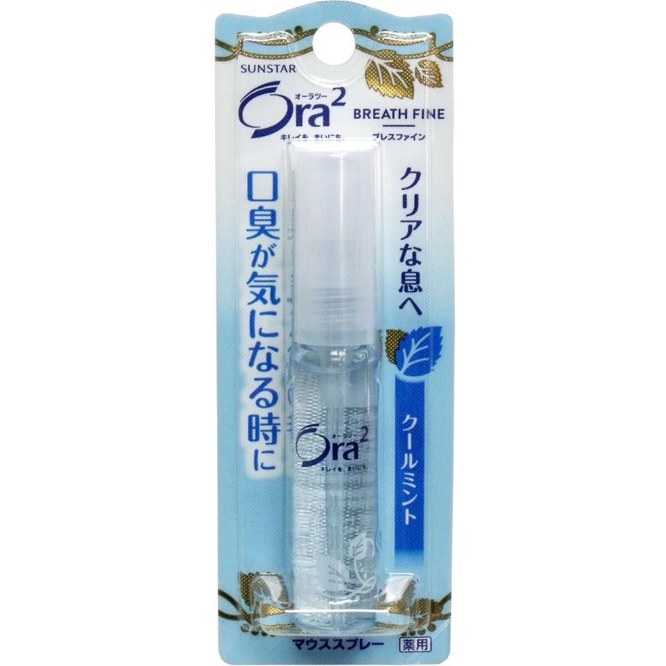 Xịt Thơm Miệng Ora 2 Sunstar Mùi Bạc Hà - 6ml