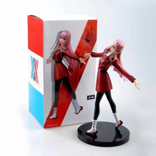 Mô hình nữ nhân vật Zero Two trong Darling In The FranXX 21cm trang trí đẹp mắt
