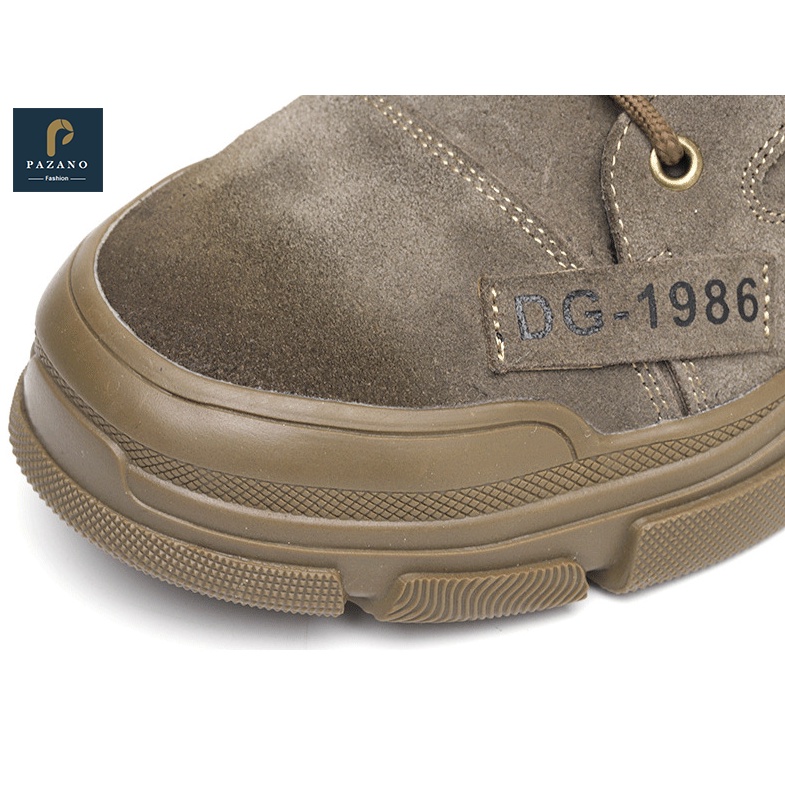 Giày Bảo Hộ Lao Động Jacky 586 Da Lộn Mũi Thép, Đế Chống Đinh, Đế Đúc Nguyên Khối Cao Cấp [Có Video Thực Tế] | BigBuy360 - bigbuy360.vn