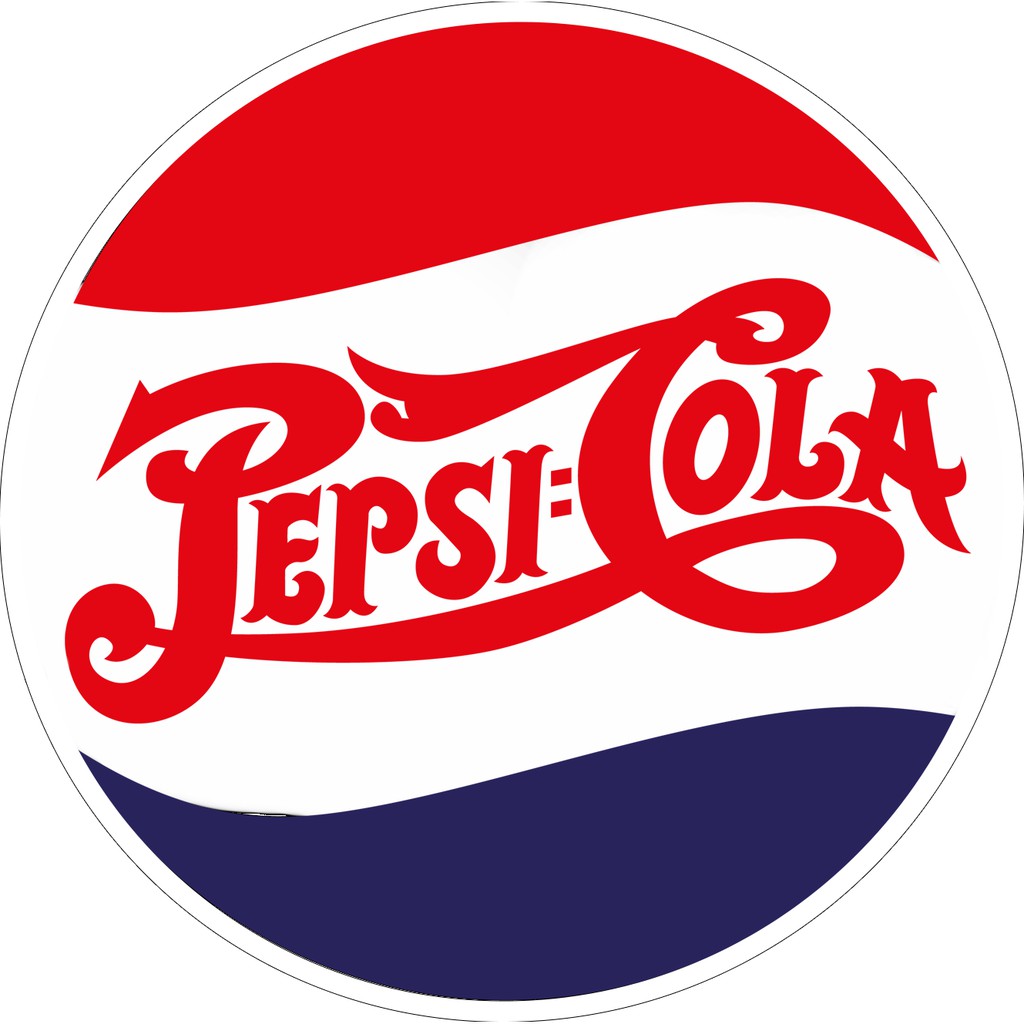 Hình dán Sticker PEPSI, dán nón bảo hiểm, dán laptop, hình dán sticker chống nước pvc