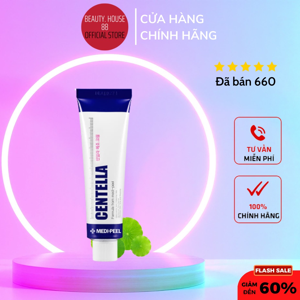 Kem Rau Má Giảm Mụn Phục Hồi Da MEDI PEEL CENTELLA MEZZO CREAM