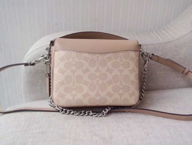🛑 TÚI COACH DA TRƠN PHỐI CANVAS 89089