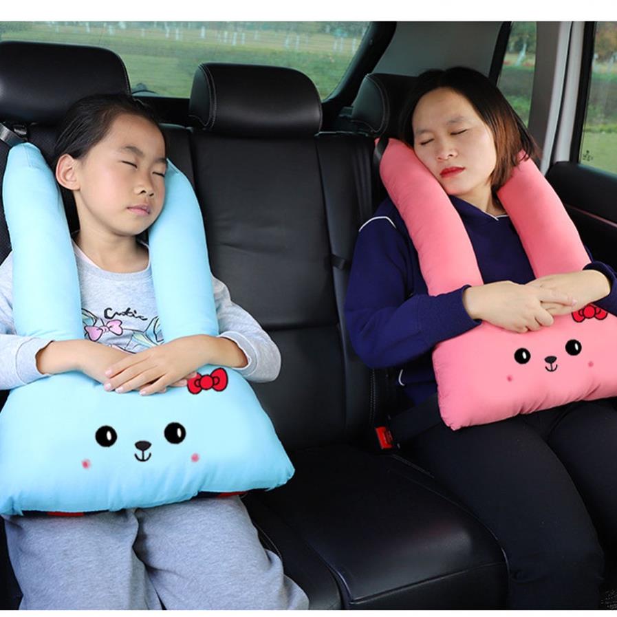 Gối ô tô cho bé, đai an toàn cho bé khi đi xe hơi, gối ngủ cho bé yêu