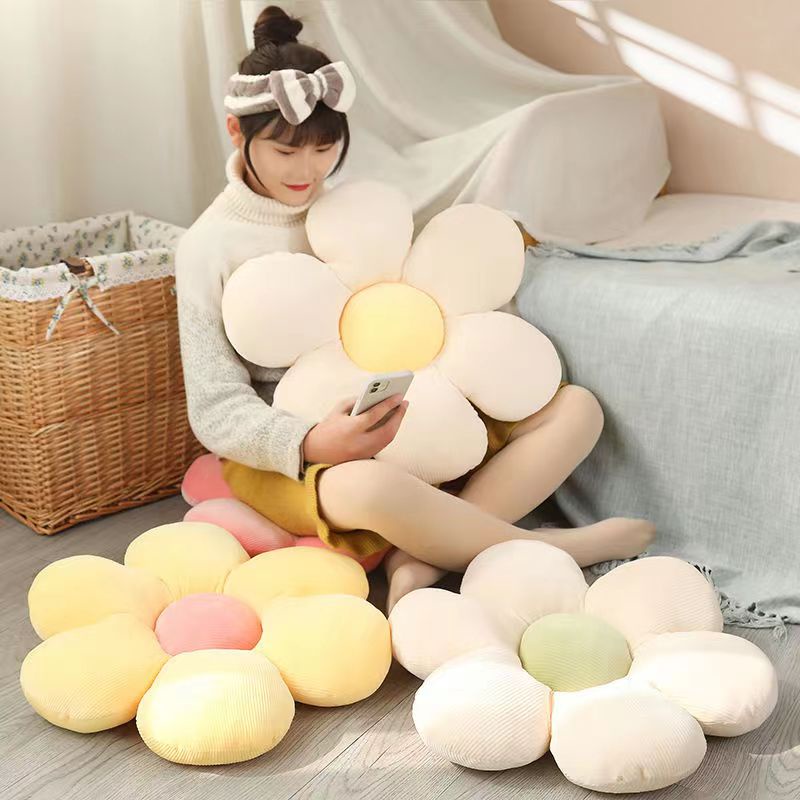 Cánh Hoa Hình Ghế Đệm Gối Sofa Vải Bọc Nệm Futon Cửa Sổ Bệ Mat Trang Trí Đẹp Đa Màu
