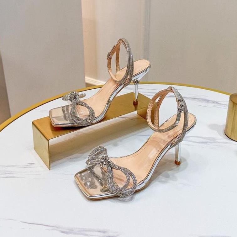 Sandal 7p Nơ Quai Đá Công Chúa Xinh Fullbox Bill Túi Cao Cấp