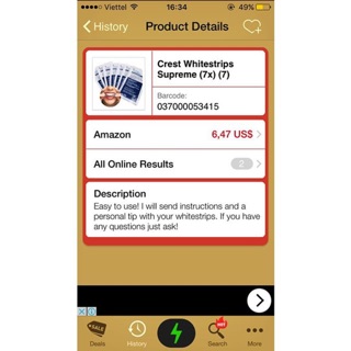  Miếng dán trắng răng Crest Supreme