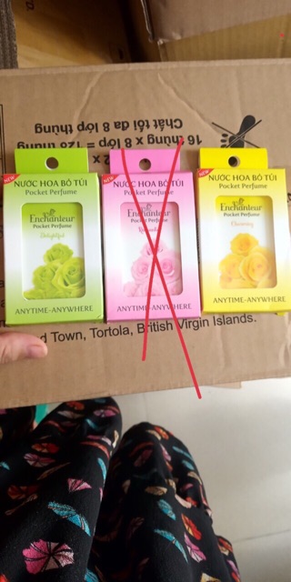 Nước hoa bỏ túi 18ml màu vàng