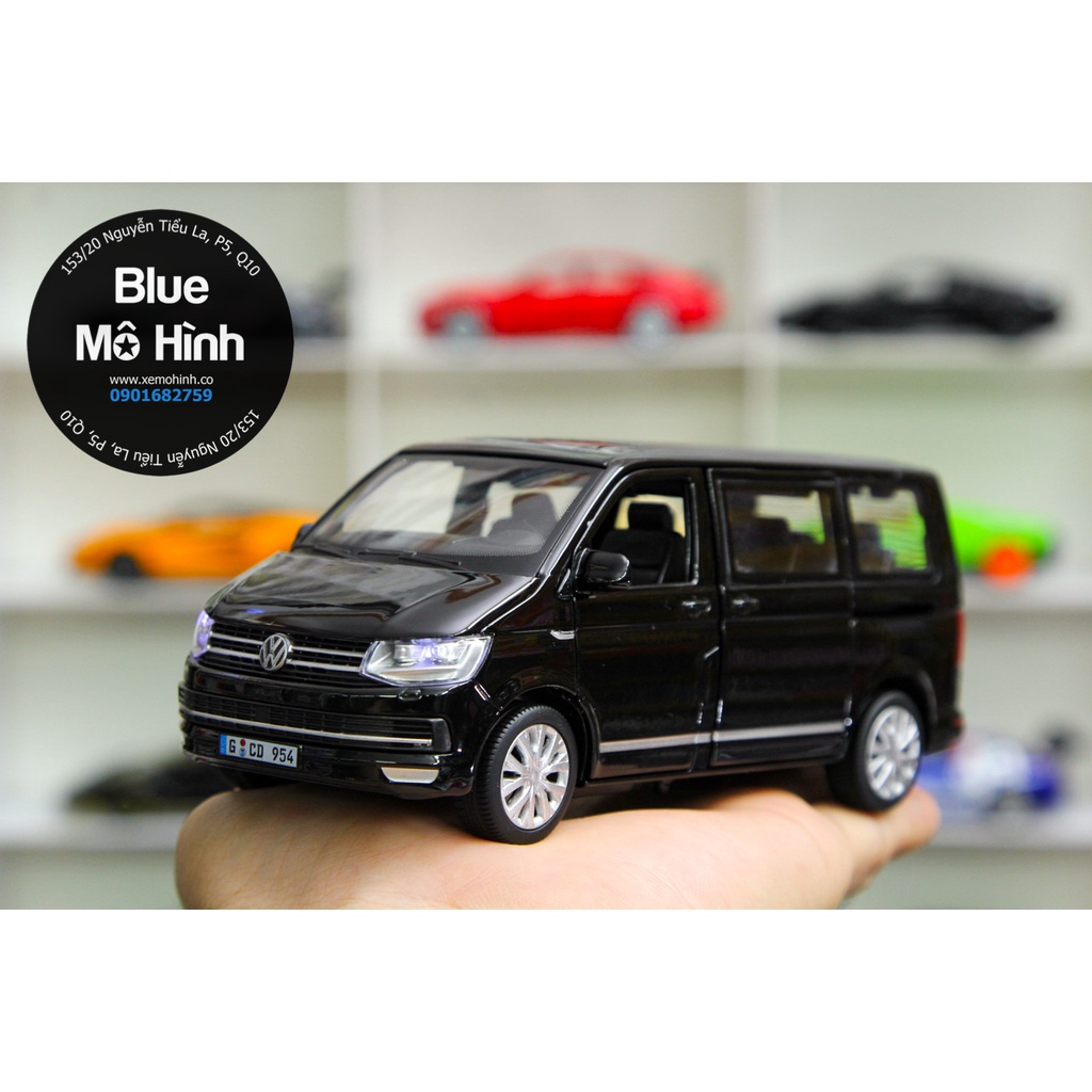 Blue mô hình | Xe mô hình xe khách Volkswagen Transporter 1:32