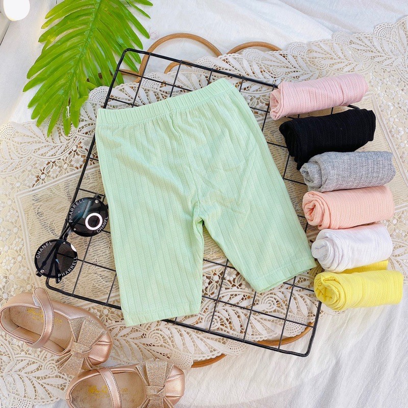 Set Quần Legging Lửng Thông Hơi Xuất Nhật Cho Bé Gái 7-19kg