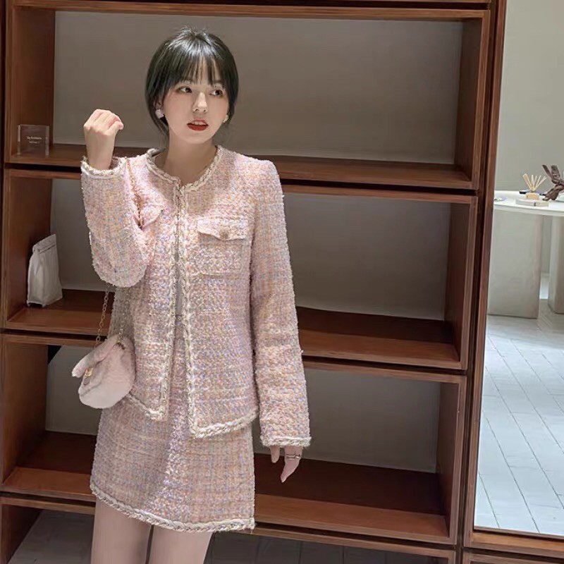 Set dạ tweed qc cao cấp