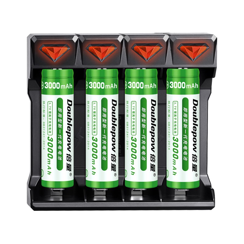 Sạc Pin 26650 16340 14500 18650 21700 Sạc Nhanh DP-UK41 Đa Năng Doublepow cho pin xe điện, máy khoan