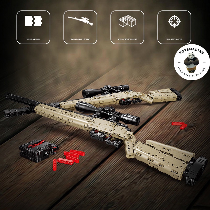 Đồ Chơi Lắp Ráp LEGO Mô Hình CSGO Sniper M24 PUBG XB24007 Với 1116 Mảnh Ghép, Bản Thiết Kế Tiêu Chuẩn