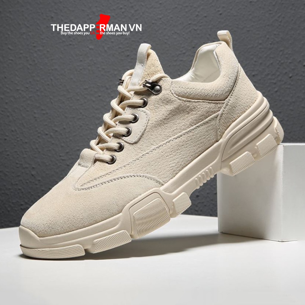 [Mã FAMALLT5 giảm 15% đơn từ 30k] Giày thể thao sneaker nam THEDAPPERMAN D101 chất liệu da lộn chống nước, đế cao su non