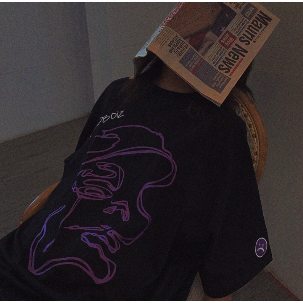 Áo thun, áo phông SADBOIZ SAD STORY 1:1, vải cotton dáng chuẩn cho nam nữ