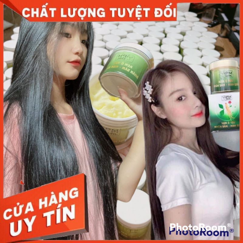 ủ tóc nhân sâm PM girl HÀN QUỐC _Dày +dài sau 3 lần ủ